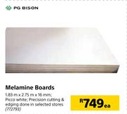 PS Bison Melamine Boards-1.83m x 2.75m x 16mm Each
