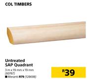Col Timbers Untreated SAP Meranti
