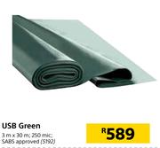 USB Green-3m x 30m