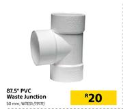 87.5 Degree PVC Waste Junction