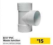 87.5 Degree PVC Waste Junction