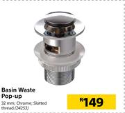 Basin Waste Pop Up 