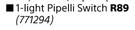 Builders 1 Light Pipelli Switch