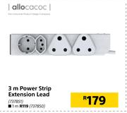 Allocacoc 1m Power Strip Extension Lead