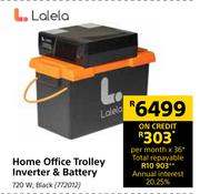 Lalela Home Office Trolley Inverter & Battery