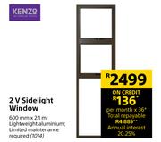 Kenzo 2V Sidelight Window-600mm x 2.1m