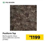 PG Bison Postform Top-3.6m x 600mm x 32mm