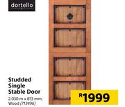 Dortello Studded Single Stable Door-2030m x 813mm