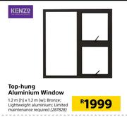Kenzo Top Houng Aluminium Window-1.2m (h) x 1.2m (w)