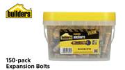 Builders 60 Pack Expansion Bolts-6mm x 65mm