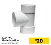 87.5 Degree PVC Waste Junction