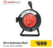 Powerworx 20 m Extension Reel 1.5 mm x 20 m