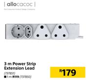 Allocacoc 3 m Power Strip Extension Lead
