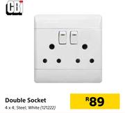 CBI Double Socket 4 x 4