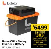 Lalela Home Office Trolley Inverter & Battery