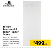 Swartland Toledo, Townsend & Tudor Timber Door 2.032m (h) x 813mm (w)