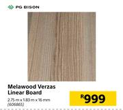 PG Bison Melawood Verzas Linear Board-2.75m x 1.83m x 16mm