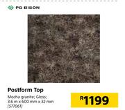 PG Bison Postform Top-3.6m x 600mm x 32mm