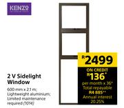 Kenzo 2V Sidelight Window-600mm x 2.1m
