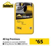 Builders 40Kg Premixes