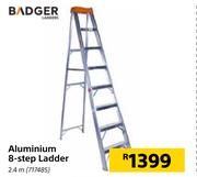 Badger 8 Step Aluminium Ladder 2.4m