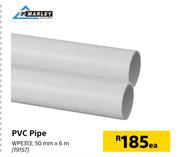 Marley PVC Pipe-50mm x 6m