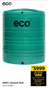 Eco 5000L Vertical Tank Green