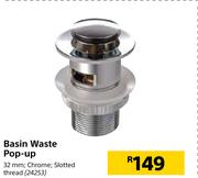 Basin Waste Pop Up