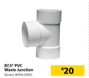 87.5 Degree PVC Waste Junction