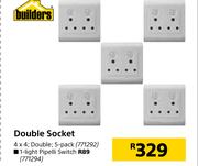 Builders 1 Light Pipelli Switch