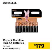 Duracell 16 Pack Mainline Plus AA Batteries