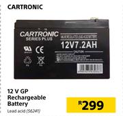 Cartronic 12V GP Rechargeable Battery 