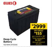 Ellies Deep Cycle Battery 102 Mah