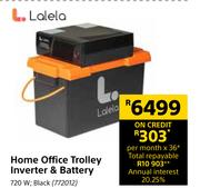 Lalela Home Office Trolley Inverter & Battery