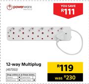 Powerworx 12-Way Multiplug