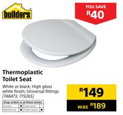 Builders Thermoplastic Toilet Seat