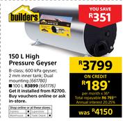 Builders 150Ltr High Pressure Gyser