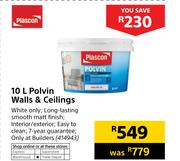 Plascon Polvin Walls & Ceilings-10Ltr