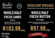 Excellent Meat Market : Specials (18 January - 23 January 2022)