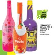 Strawberry Lips, LA Peche Or PO-10-C Liqueur-1x750ml