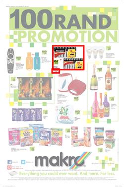 Makro : R100 Promotion Catalogue ( 29 Jun - 21 July 2014 ) , page 1