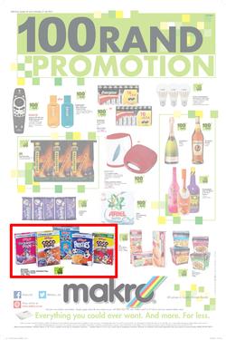 Makro : R100 Promotion Catalogue ( 29 Jun - 21 July 2014 ) , page 1