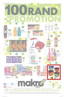 Makro : R100 Promotion Catalogue ( 29 Jun - 21 July 2014 ) , page 1
