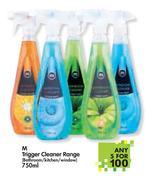 M Trigger Cleaner Range(Bathroom/Kitchen/Window)-5x750ml