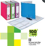 A4 Lever Arch Files-Each
