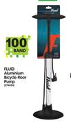 Fluid Aluminium Bicycle Floor Pump-Each