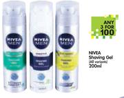 Nivea Shaving Gel(All Variants)-3x200ml