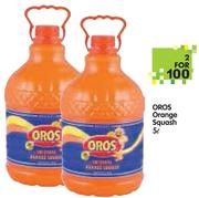 Oros Orange Squash-2x5L