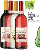 Four Cousins Natural Sweet Range-4x750ml