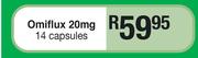 Omiflux 20mg-14 Capsules